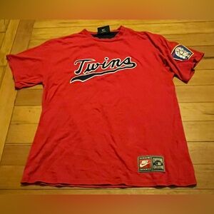 Vintage 90s Nike Cooperstown Minnesota Twins t shirt men’s Large